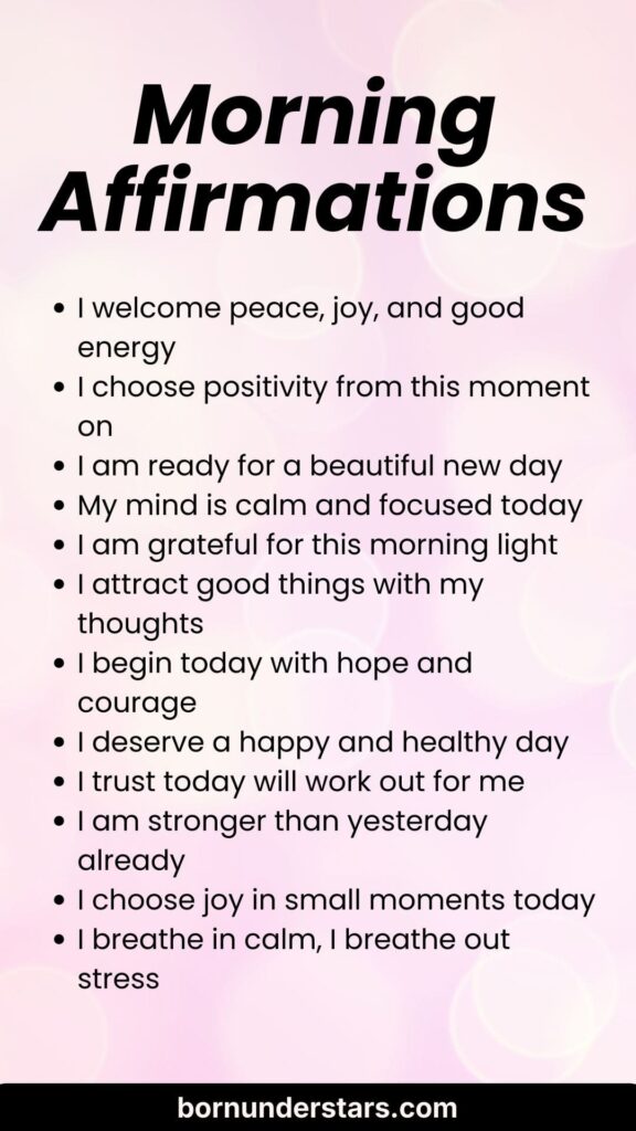 Morning Affirmations