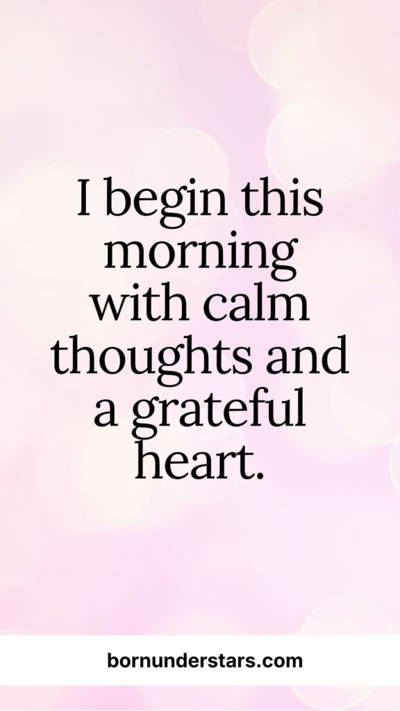 Morning Affirmations