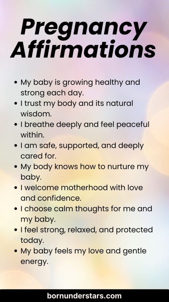 Pregnancy Affirmations
