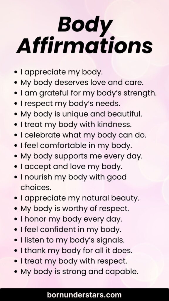 Body Affirmations