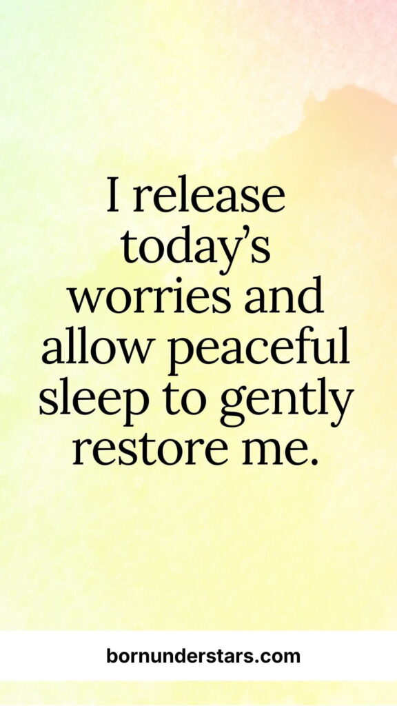 Nighttime Affirmations