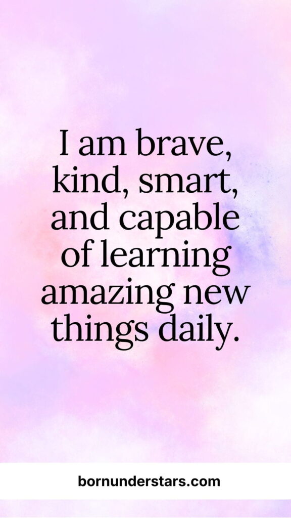 Positive Affirmations for kids