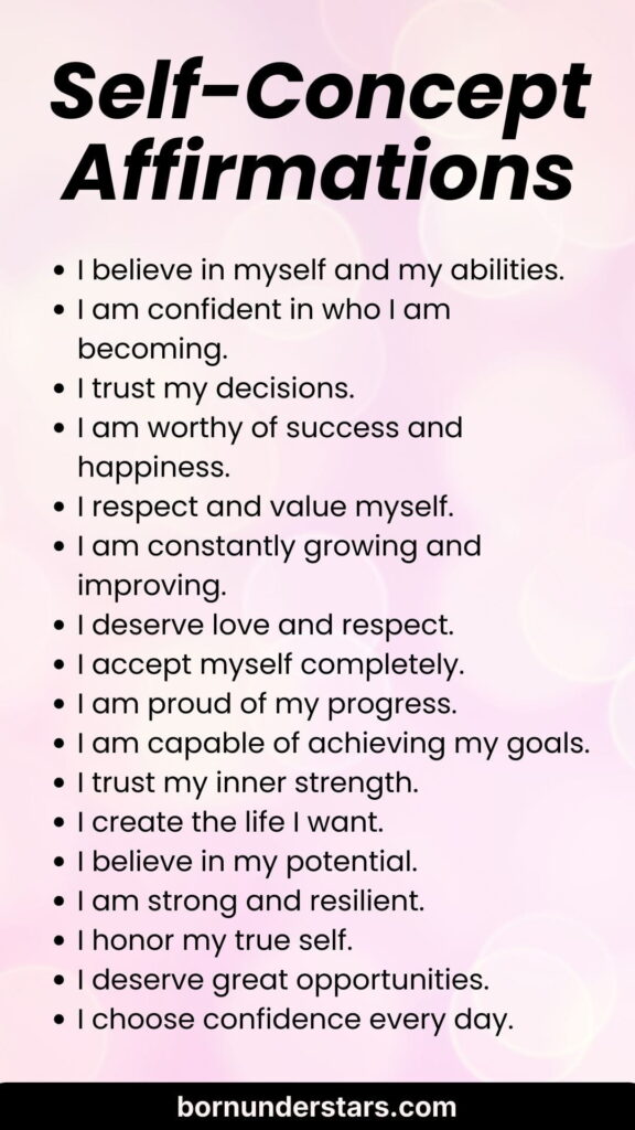 Self-Concept Affirmations (1)