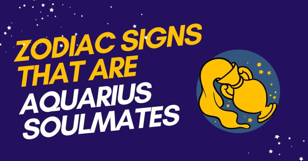 Zodiac Signs That Are Aquarius Soulmates