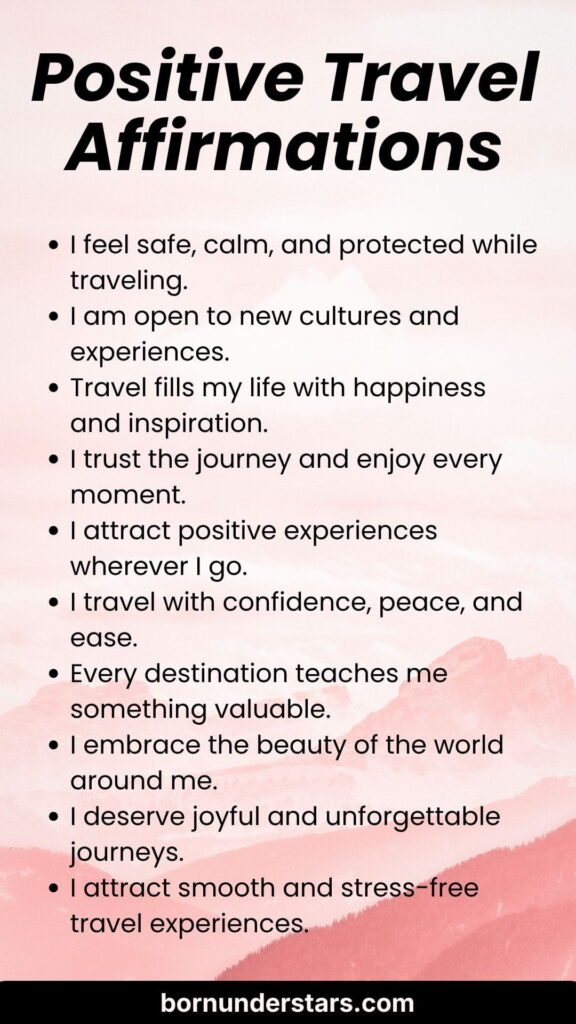Travel Affirmations