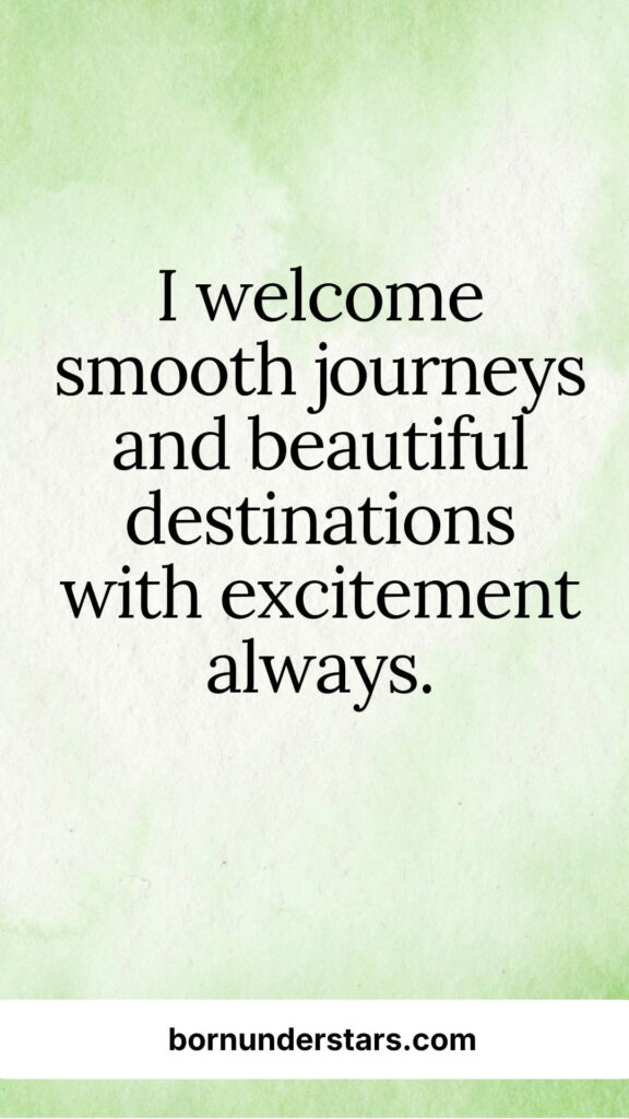 Travel Affirmations