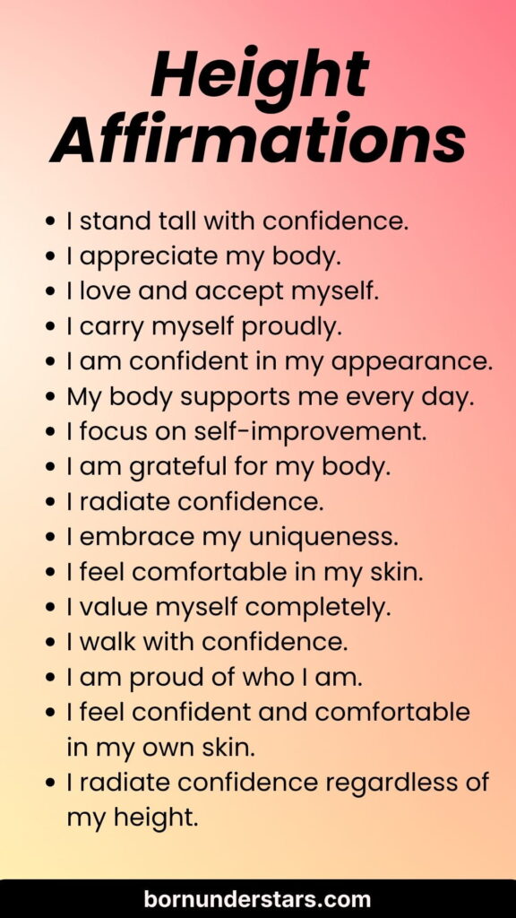 Height Affirmations