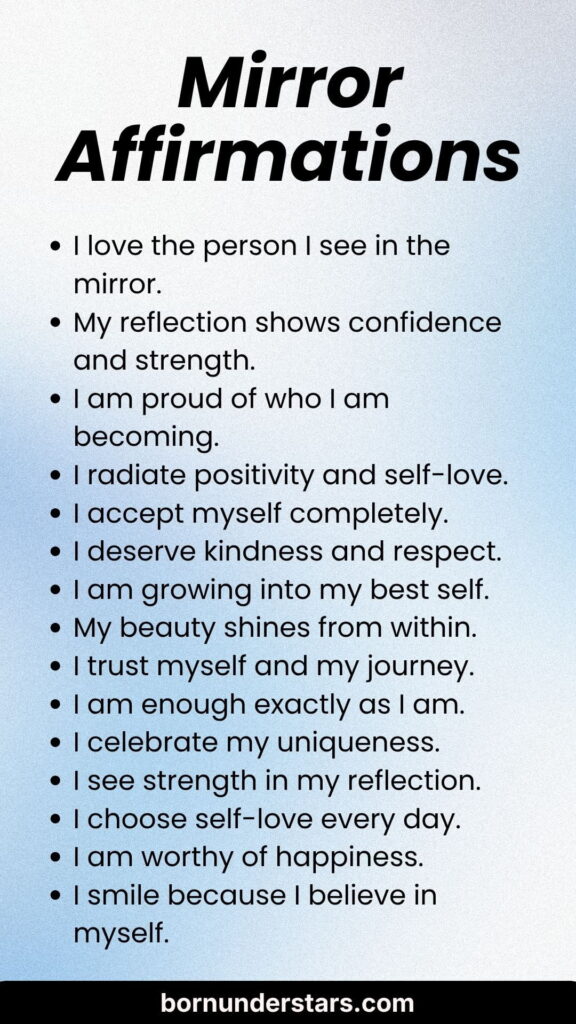 Mirror Affirmations
