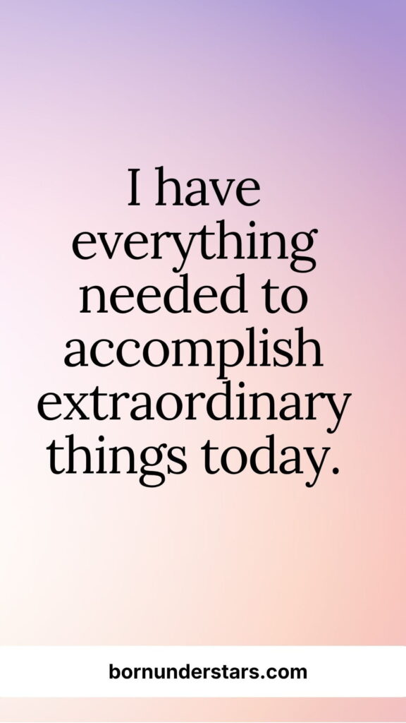 Motivational Affirmations