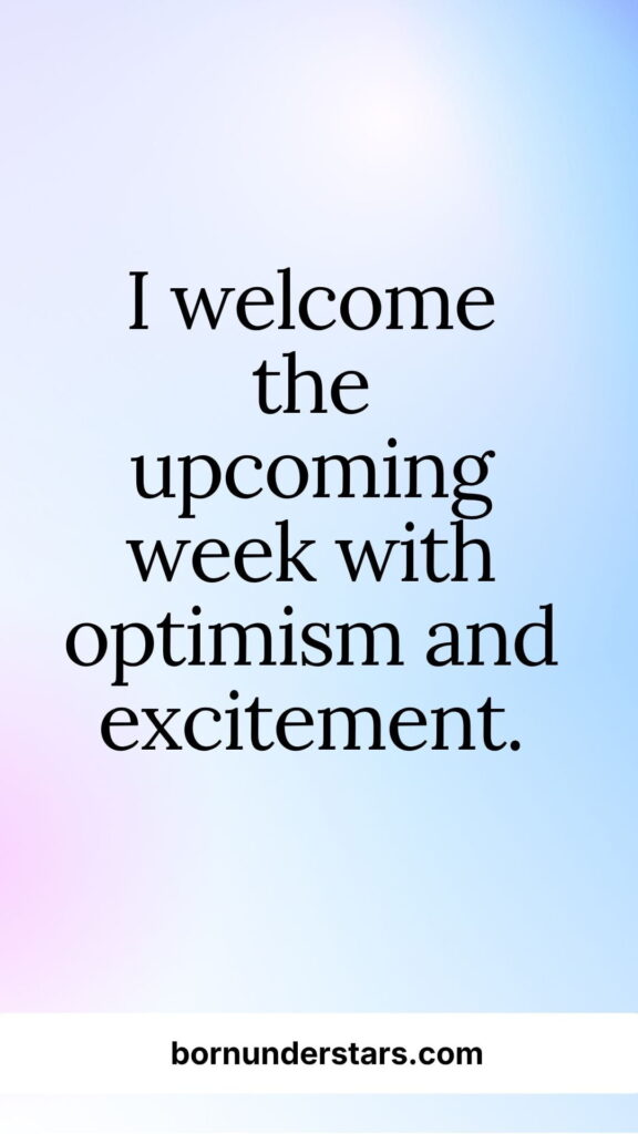 Sunday Affirmations