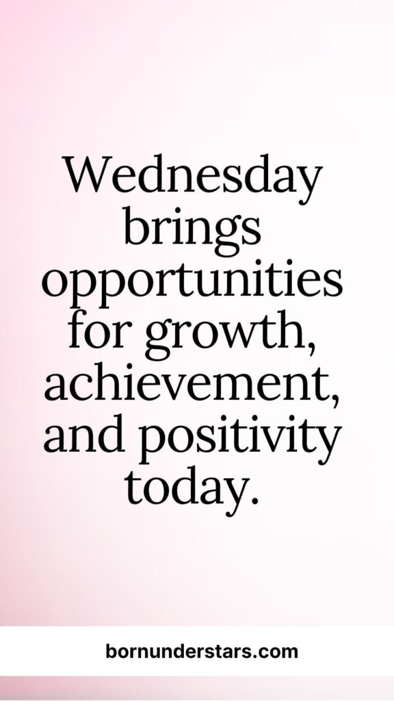 Wednesday Affirmations